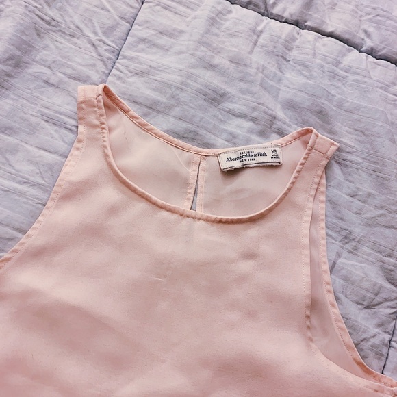 Abercrombie Pink Chiffon Blouse - Picture 2 of 5